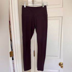 yogalicious purple patterned leggings